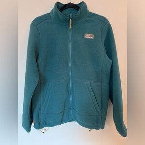 LL Bean Teal Mountain Classic Fleece Jacket MP